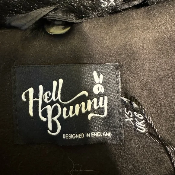 BNWT HELL BUNNY ROSA ROSSA COAT *GORGEOUS* - Picture 7 of 8